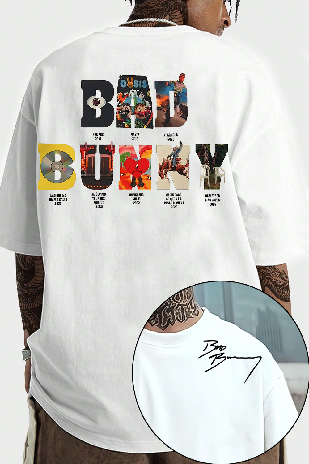 New T-Shirt Bad Bunny Merch, Shirt Bad Bunny Dtmf Album For Men