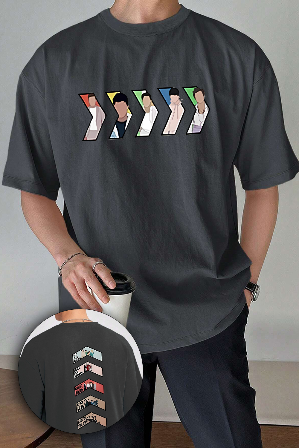 New T-Shirt All Album Merch, Shirt All Album 1D For Men