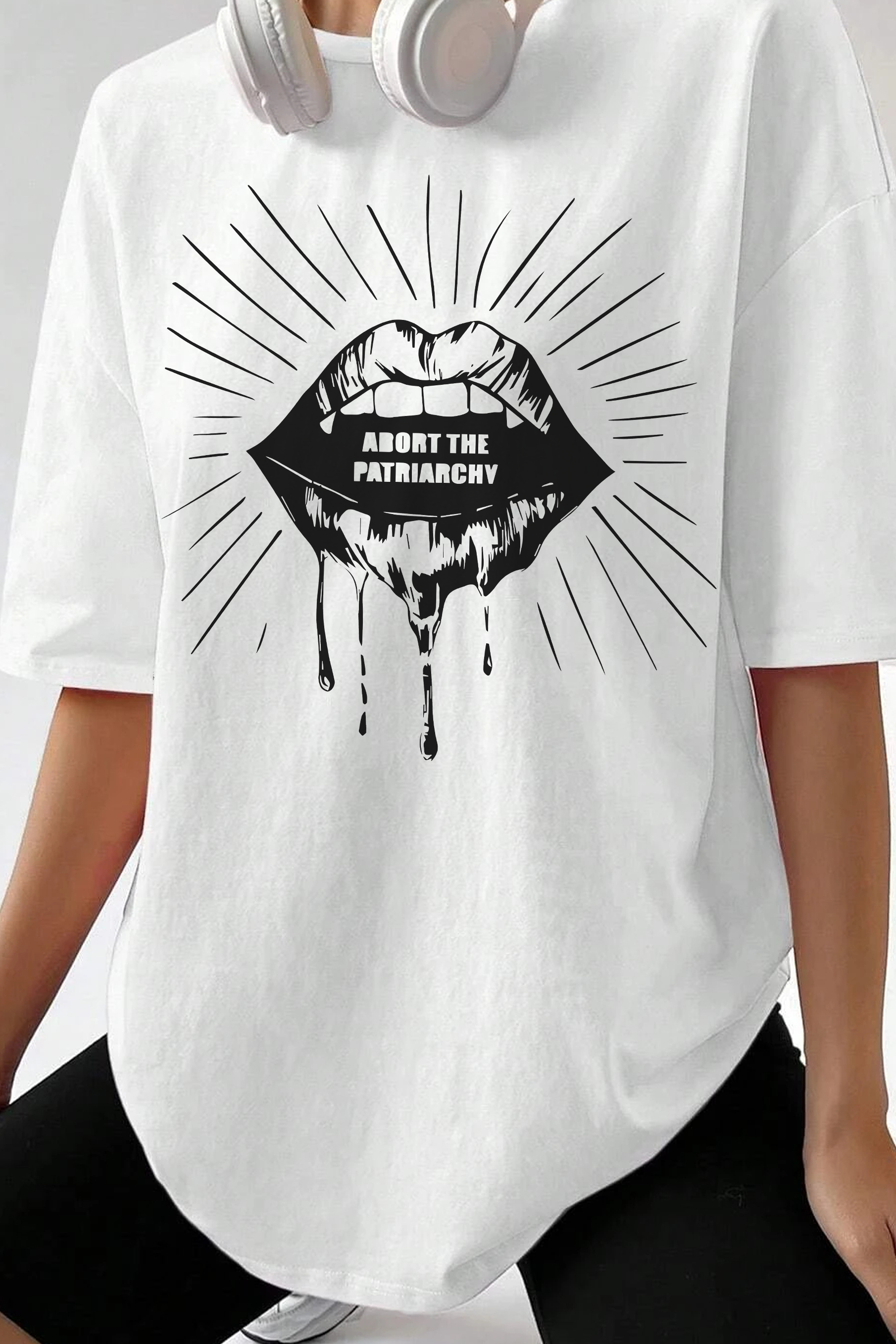 New T-Shirt Abort The Merch, Shirt Abort The Patriarchy Feminism For Women