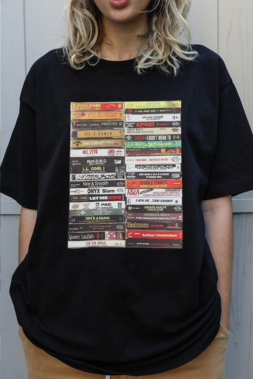 New T-Shirt 90’S Rap Merch, Shirt 90’S Rap Printed Short Sleeve
