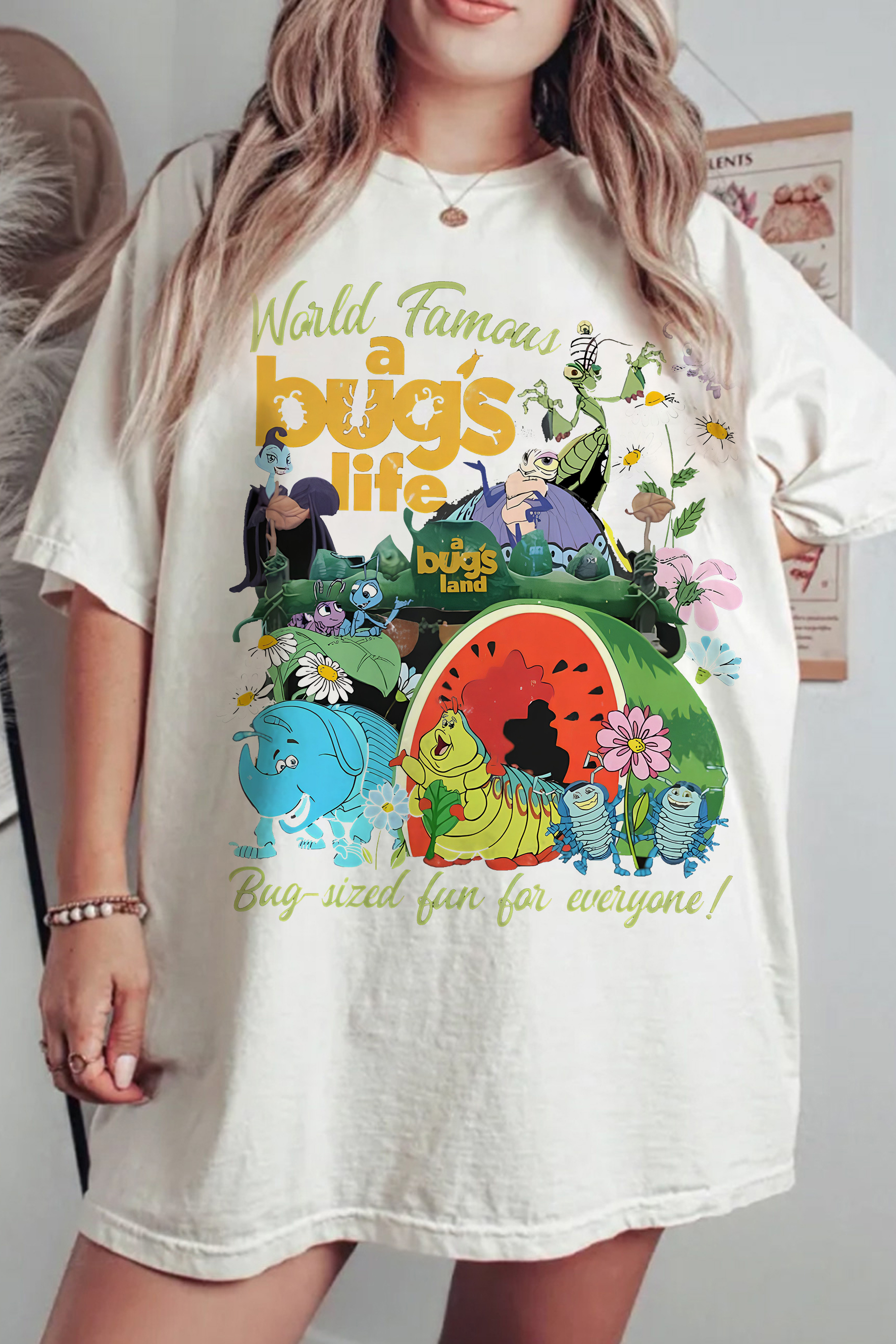 T-Shirt A Bug'S Merch, Shirt A Bug'S Life A Bug'S Land For Women