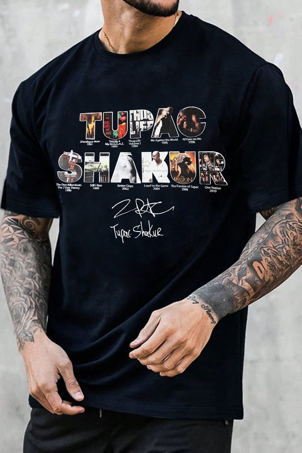 New T-Shirt 2Pacs Hakur Merch, Shirt 2Pacs Hakur Album For Men