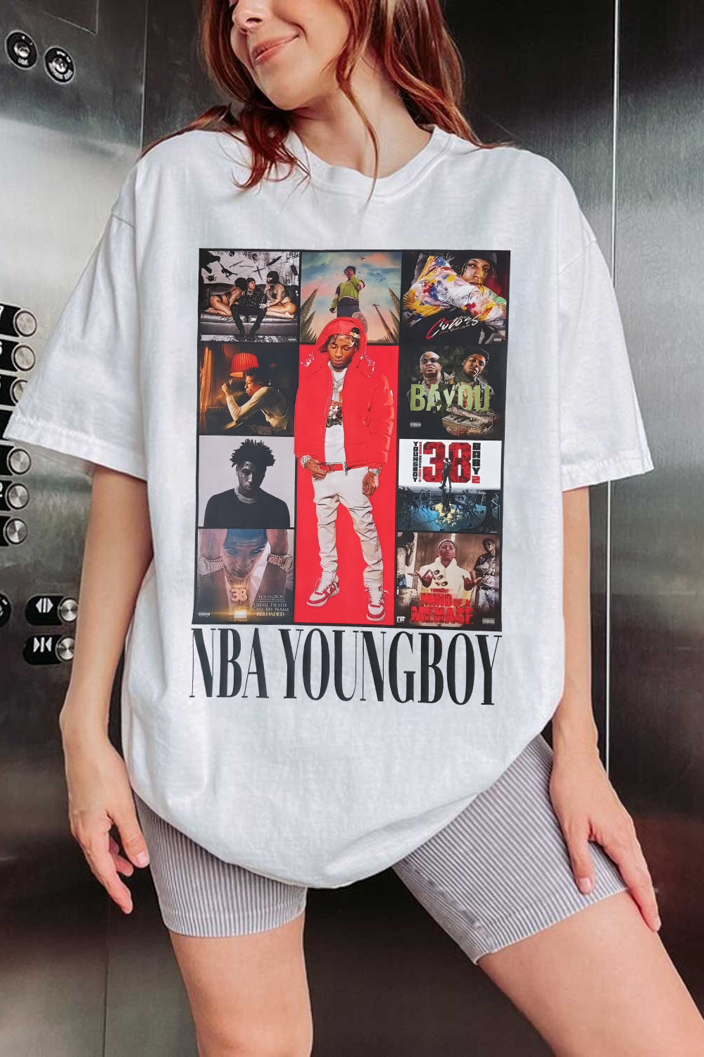 New T-Shirt Youngboy Never Merch, Shirt Youngboy Never Broke Again Album Graphic For Women