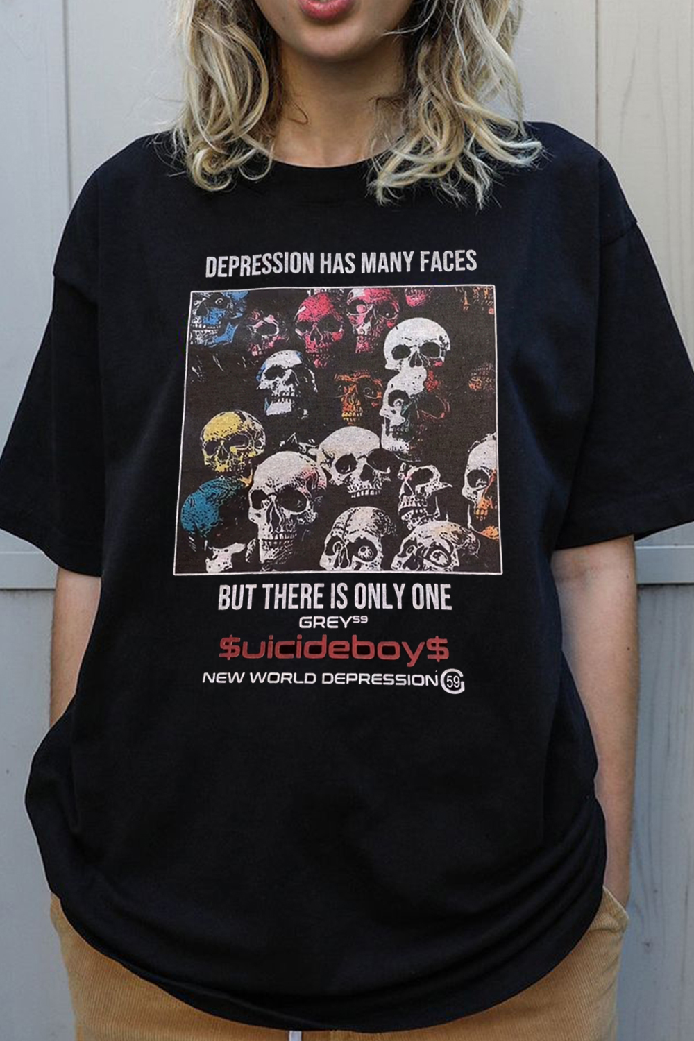 New T-Shirt $Uicideboy$ Skull Merch, Shirt $Uicideboy$ Skull Short-Sleeved