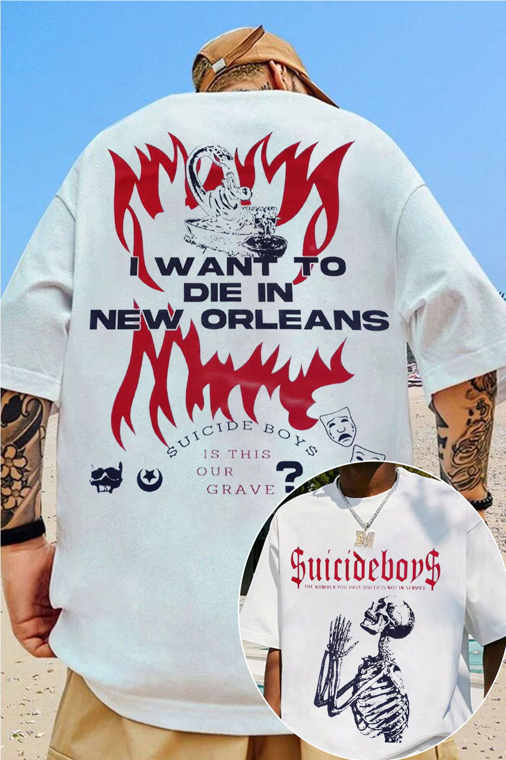 New T-Shirt $Uicideboy$ Poster Merch, Shirt $Uicideboy$ Poster Double-Sided Printed Men’S