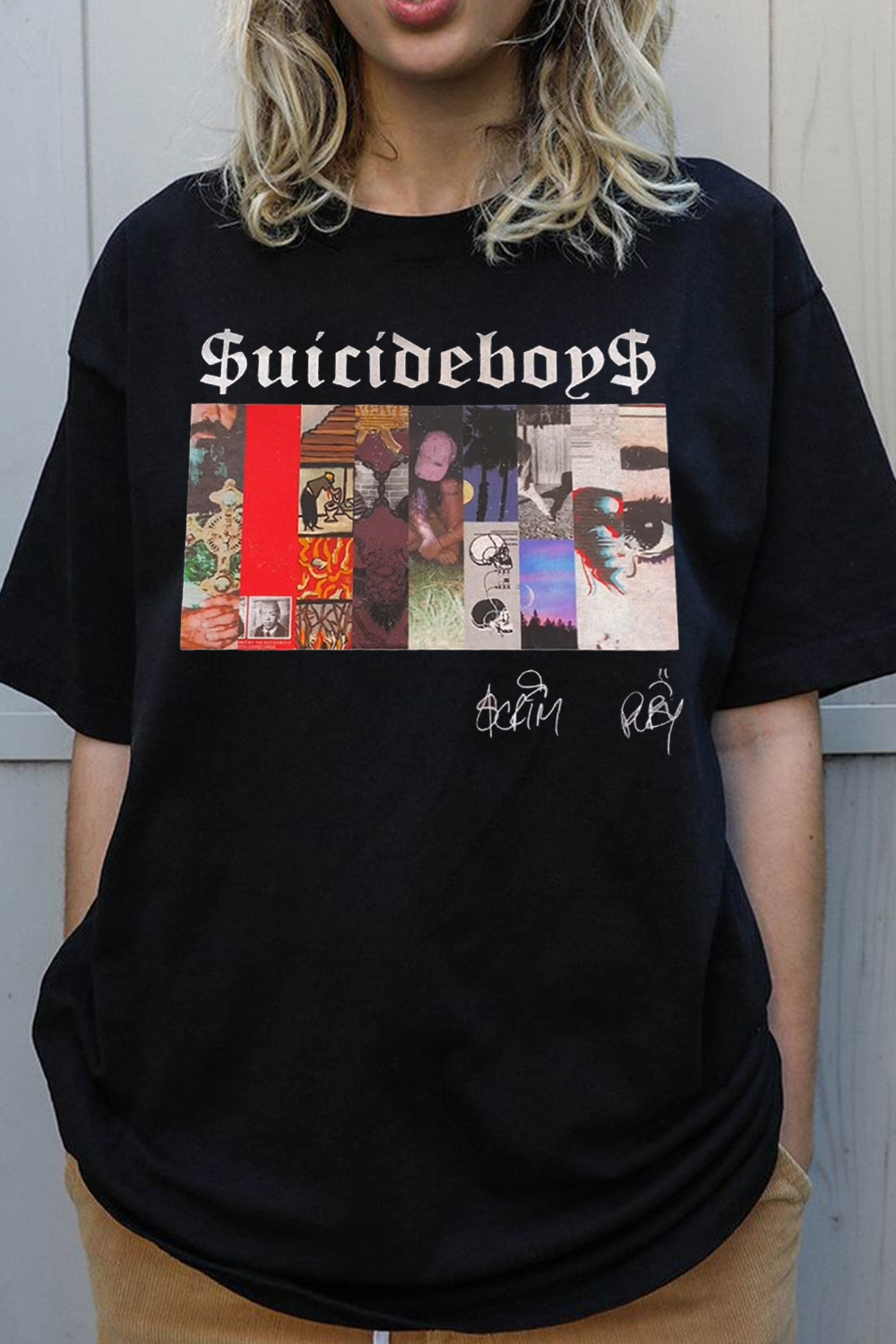 T-Shirt $Uicideboy$ Printed Merch, Shirt $Uicideboy$ Printed Short-Sleeved