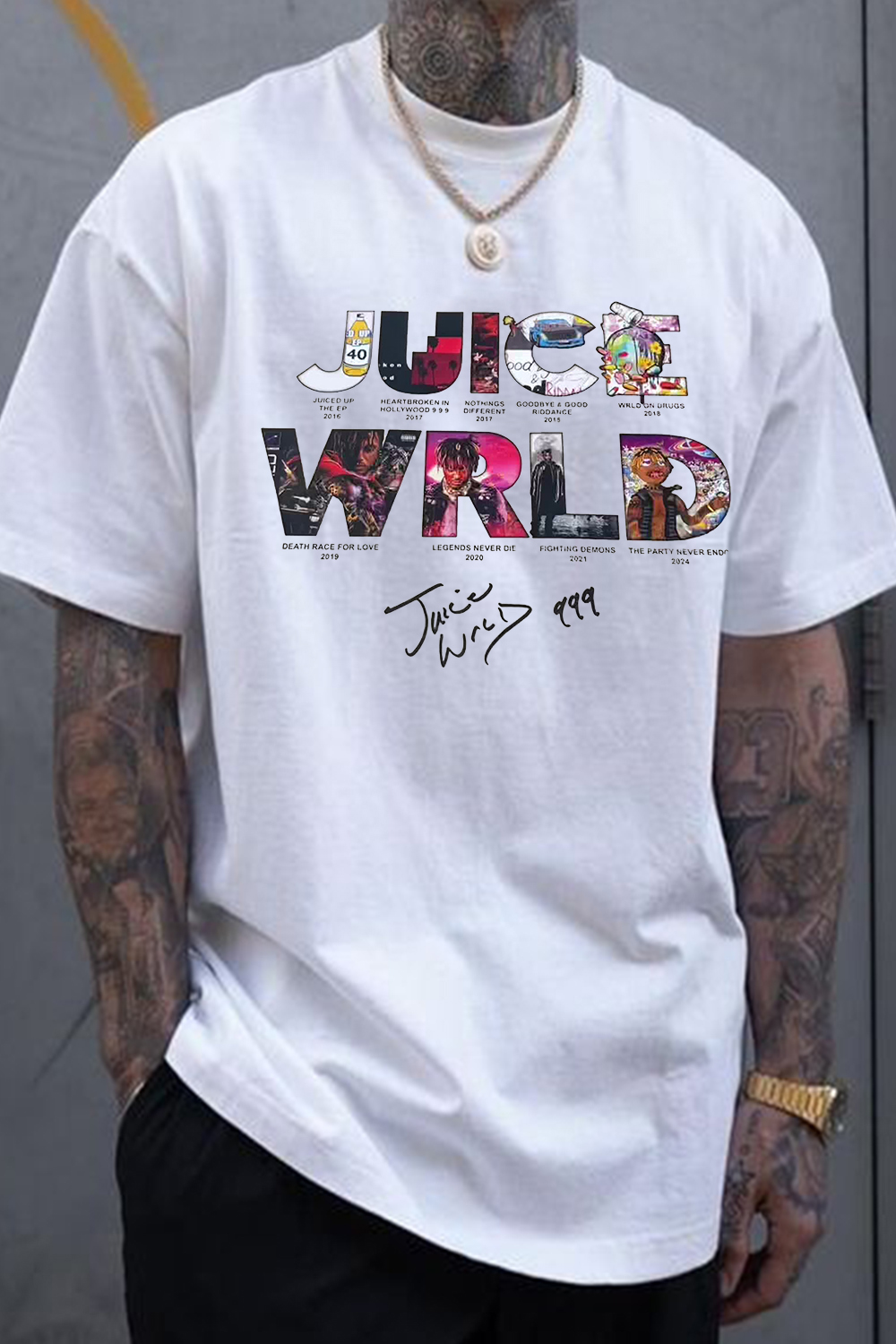 T-Shirt Wrld Letter Merch, Shirt Wrld Letter Print Men'S Short-Sleeved