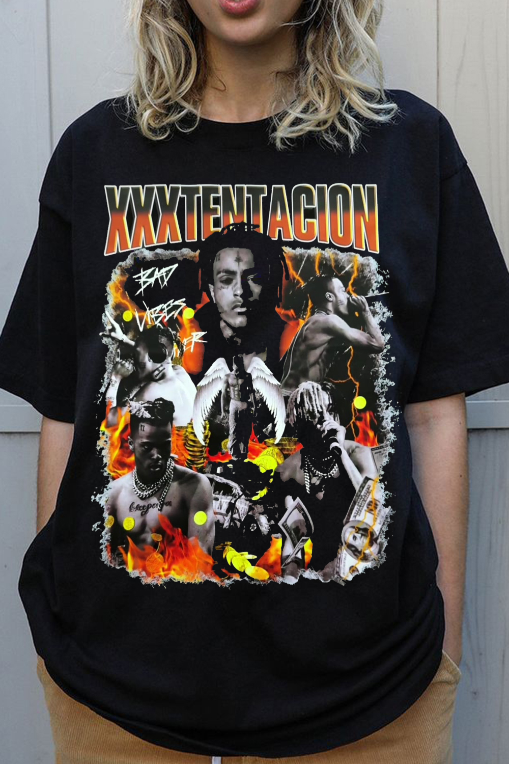 New T-Shirt Xxxtentacion Fans Merch, Shirt Xxxtentacion Fans Short-Sleeved
