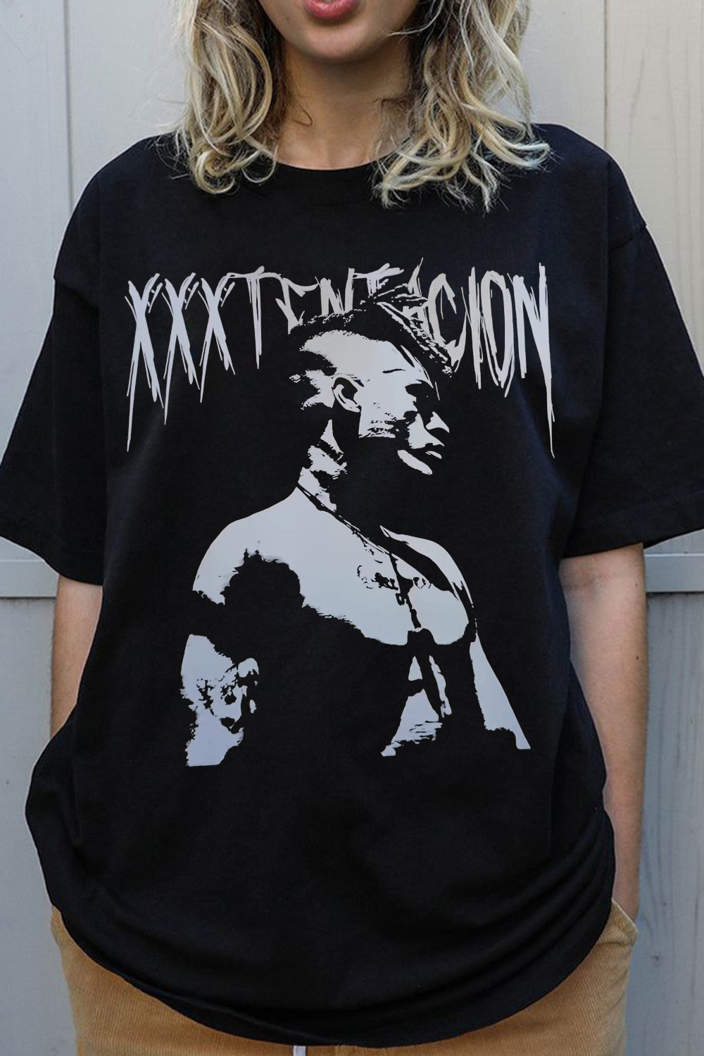 T-Shirt Xxxtentacion Simple Merch, Shirt Xxxtentacion Simple Printed Short-Sleeved