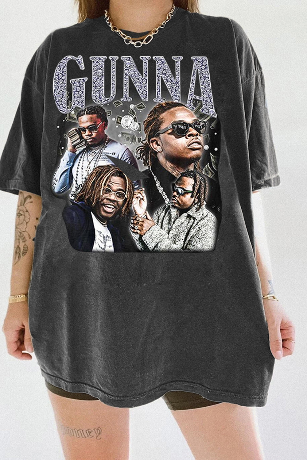 New T-Shirt Vintage Gunna Merch, Shirt Vintage Gunna Graphic For Women