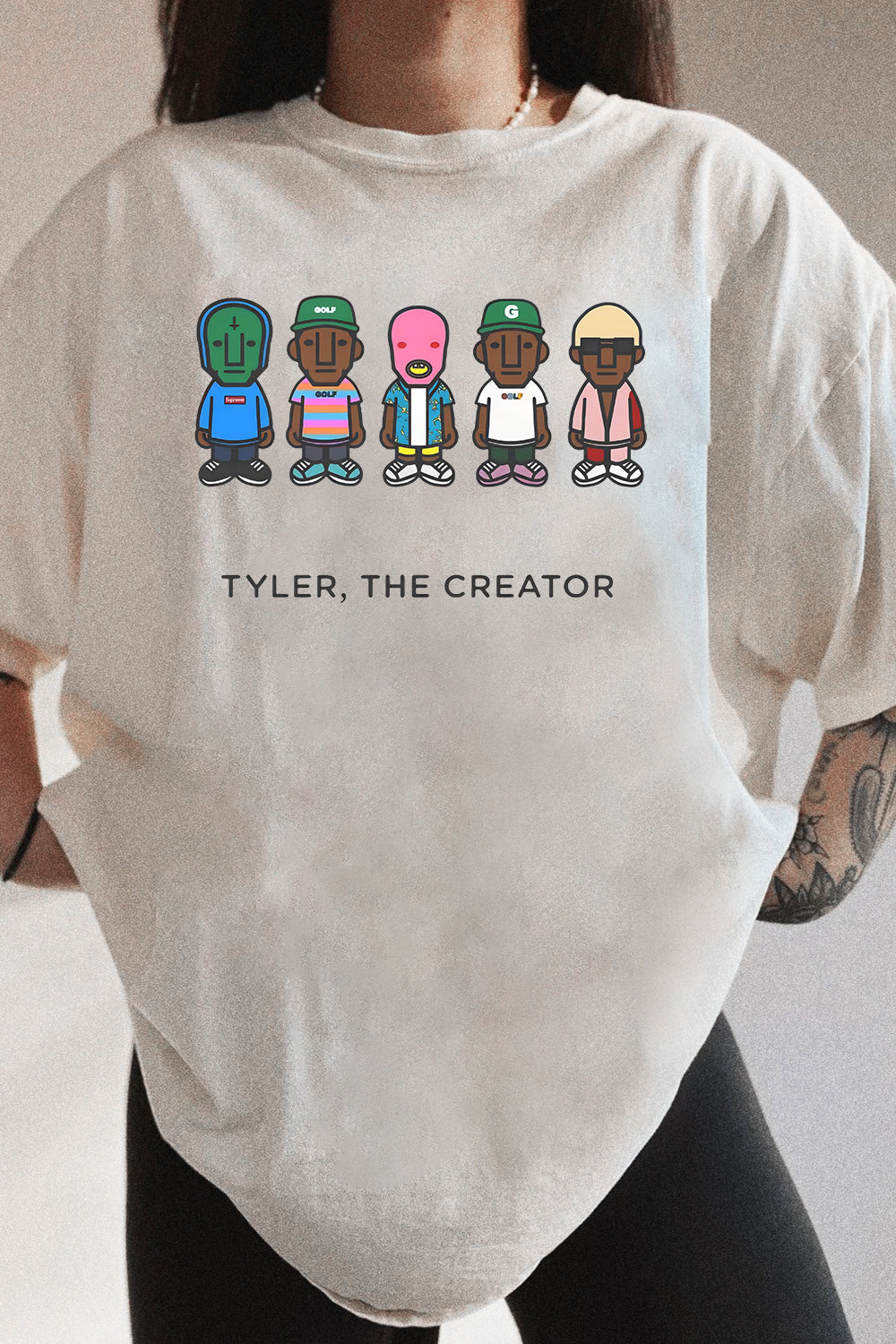 T-Shirt Vintage Tyler Merch, Shirt Vintage Tyler The Creator Baby Milo Graphic For Women