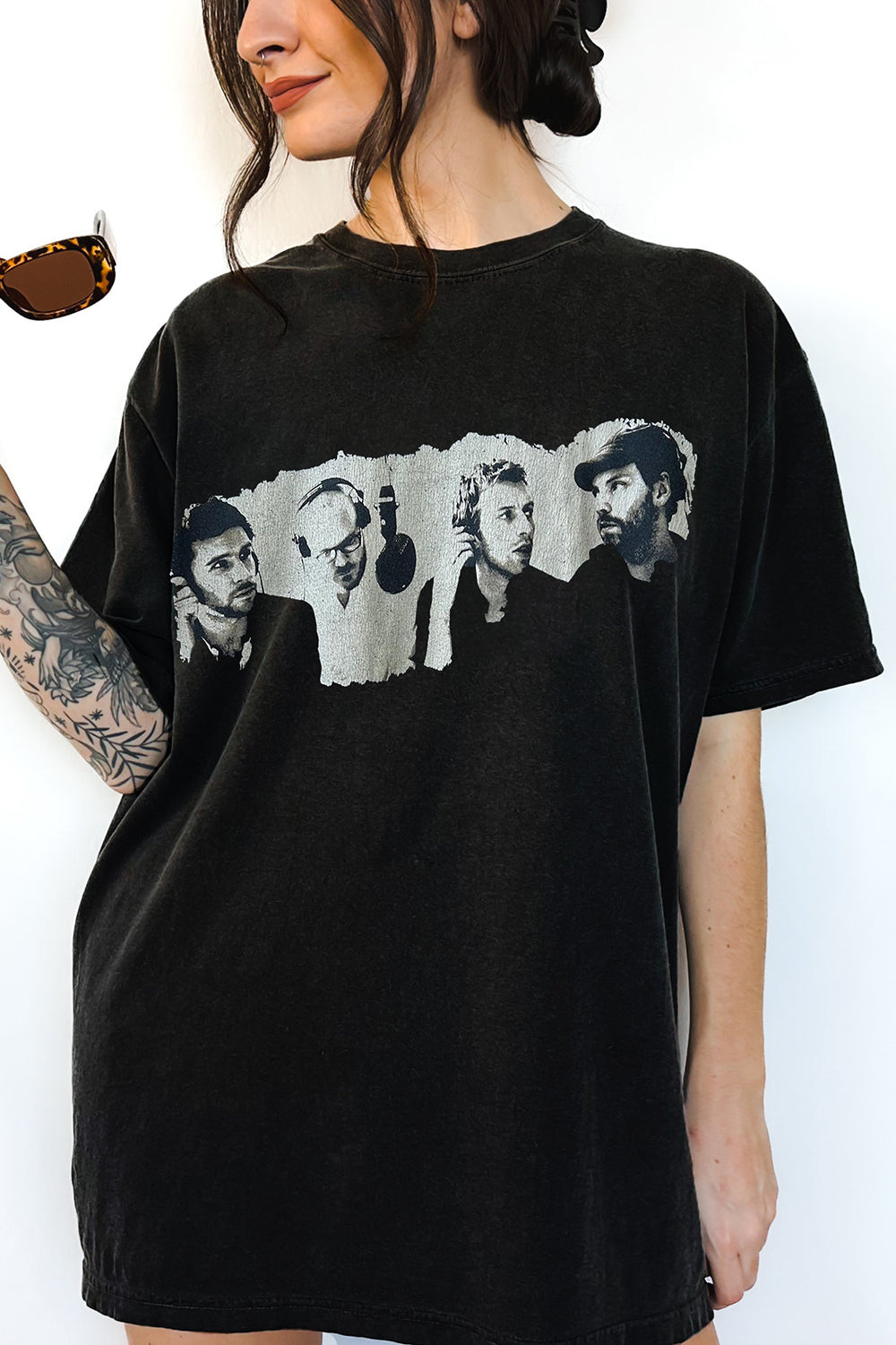 T-Shirt Vintage Coldplay Merch, Shirt Vintage Coldplay For Women