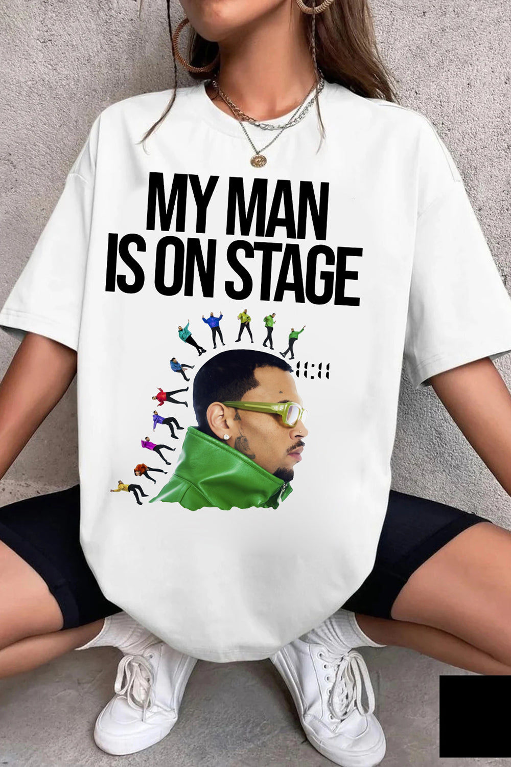 New T-Shirt Vintage Chris Merch, Shirt Vintage Chris Brown, 11:11 Tour For Women