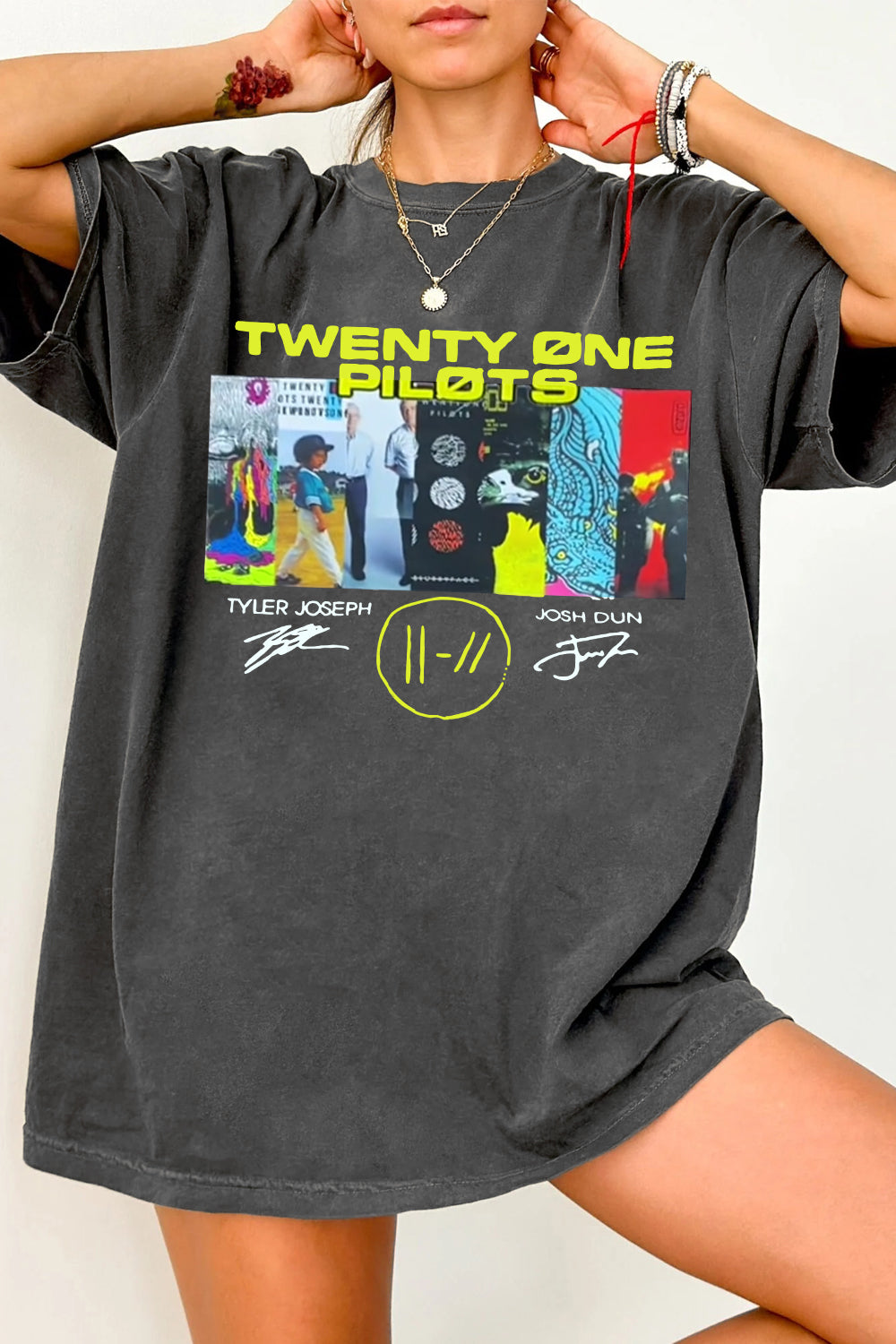 New T-Shirt Twenty One Merch, Shirt Twenty One Pilots For Women