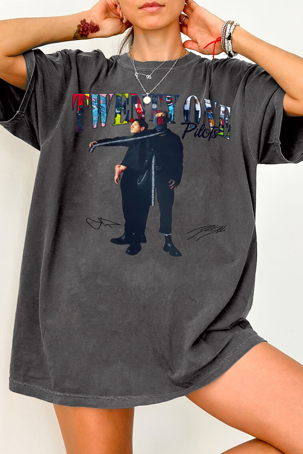 New T-Shirt Twenty One Merch, Shirt Twenty One Pilots Graphic For Women