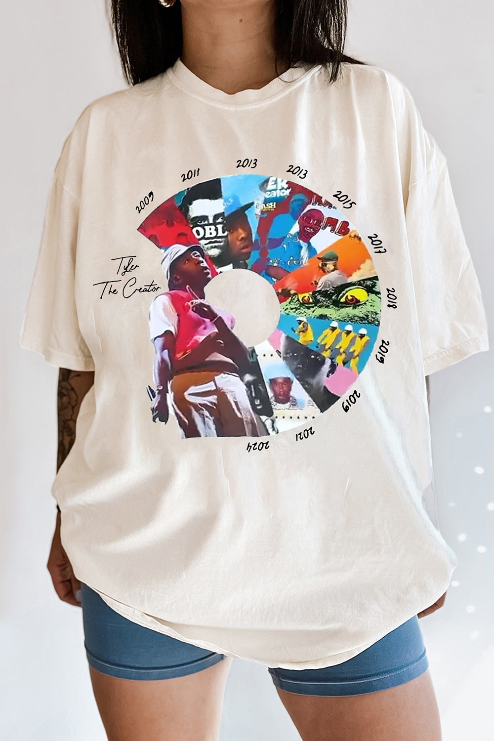 T-Shirt Tyler The Merch, Shirt Tyler The Creator Album For Women