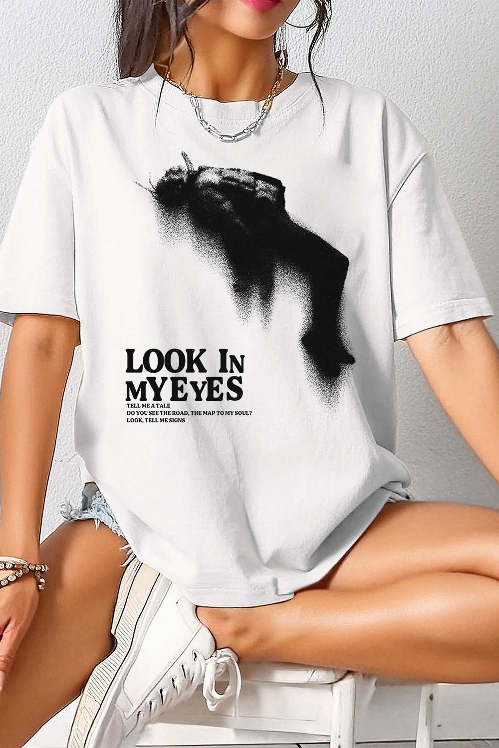 T-Shirt Travis Scott Merch, Shirt Travis Scott My Eyes Travis Scott Utopia For Women