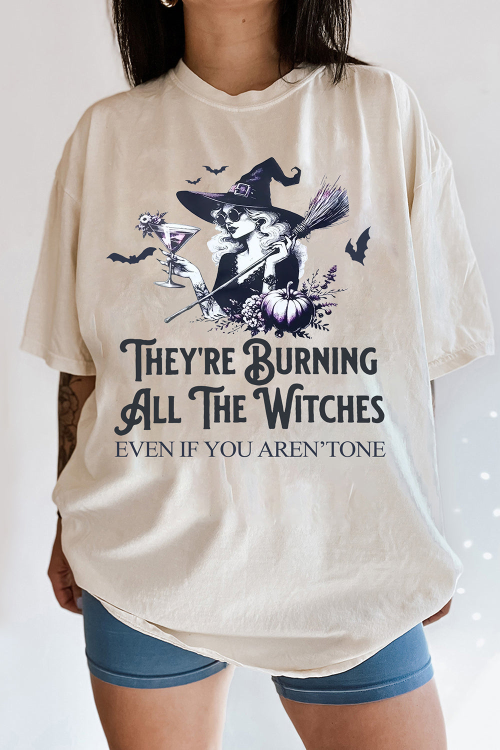 New T-Shirt Ts They Merch, Shirt Ts They Are Burning All The Witches For Women