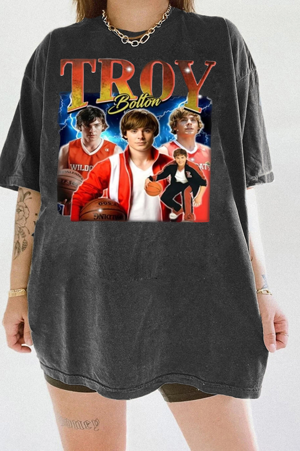 T-Shirt Troy Bolton Merch, Shirt Troy Bolton For Women