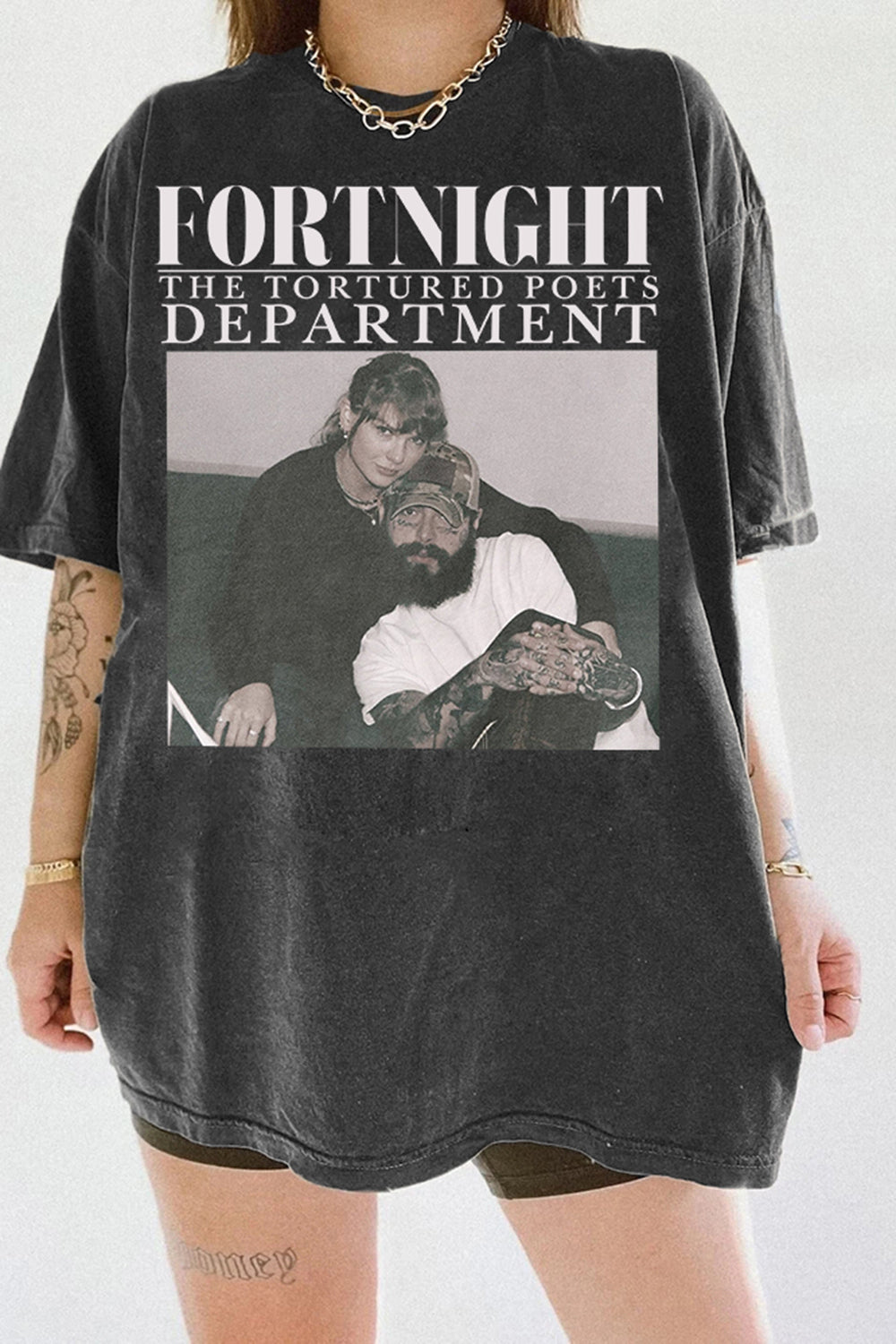 New T-Shirt Taylor Tortured Merch, Shirt Taylor Tortured Poets Department Swifties Fort Night Post Malone For Women