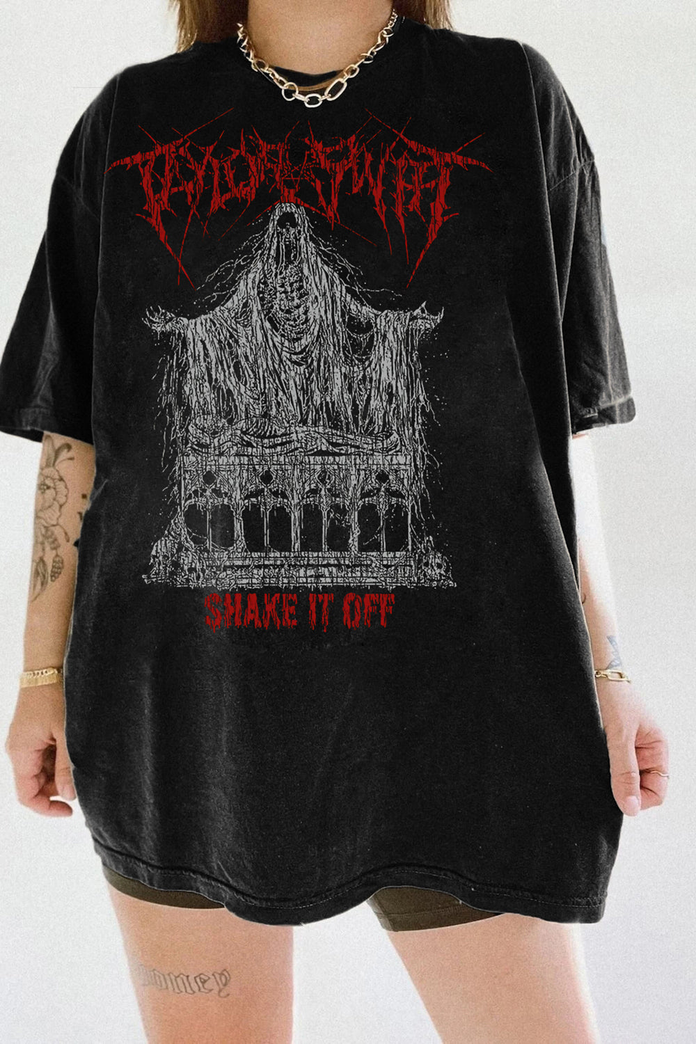 T-Shirt Taylor Swift Merch, Shirt Taylor Swift Death Metal Vintage Essential For Women