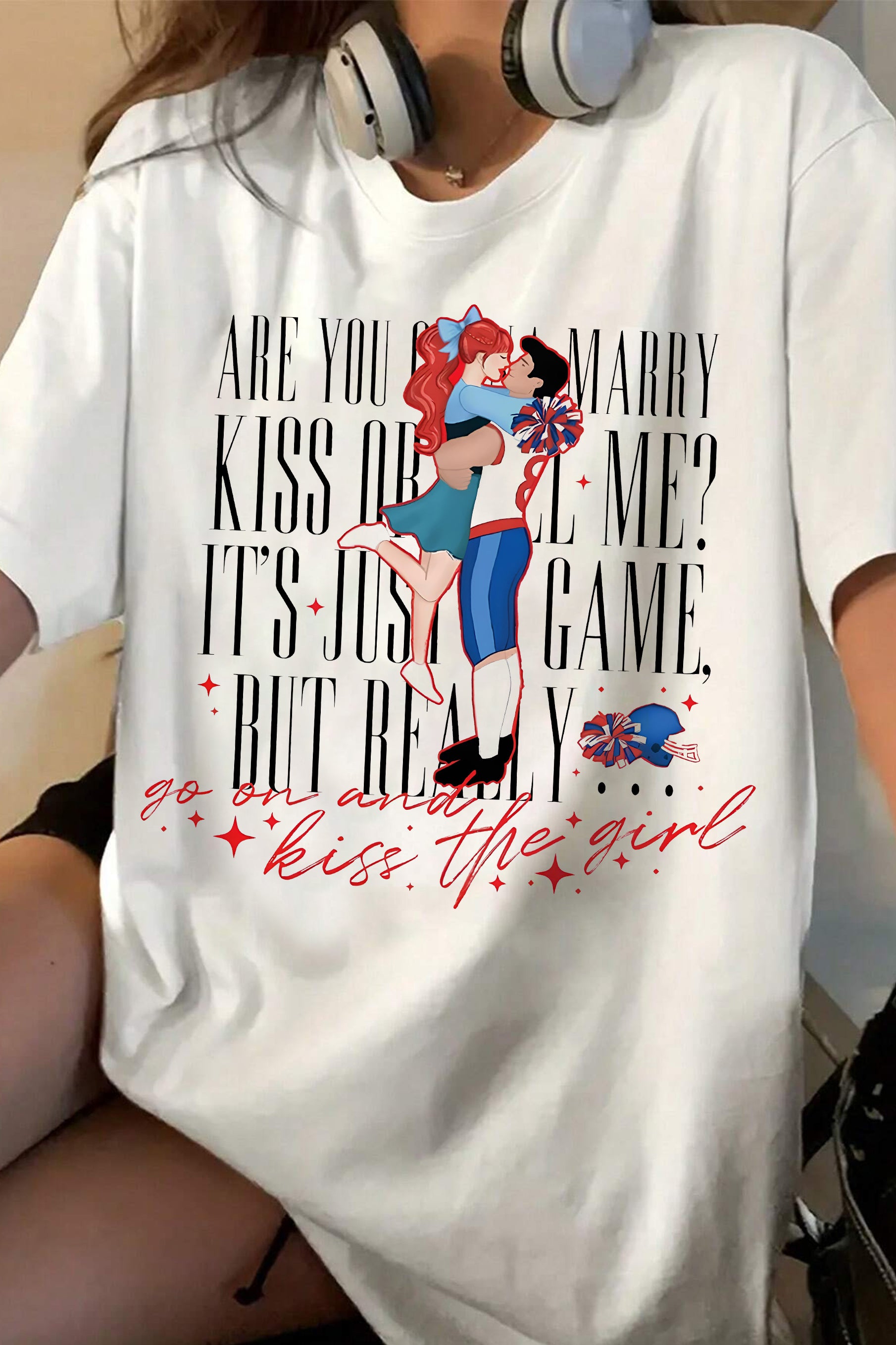 New T-Shirt So High Merch, Shirt So High School X Ariel X Kiss The Girl Ttpd For Women