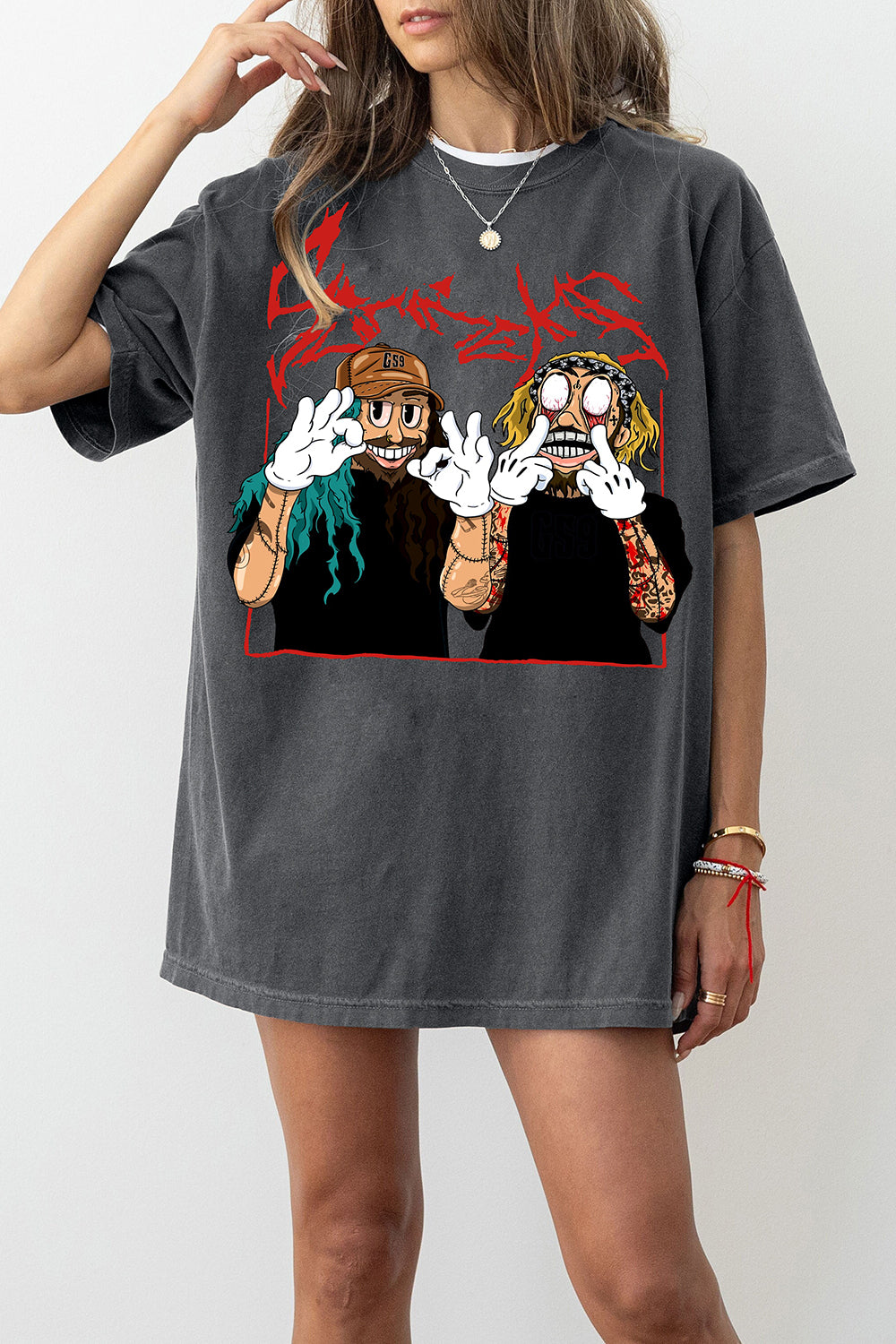 T-Shirt Suicideboys G59 Merch, Shirt Suicideboys G59 Album Gray Day Tour For Women