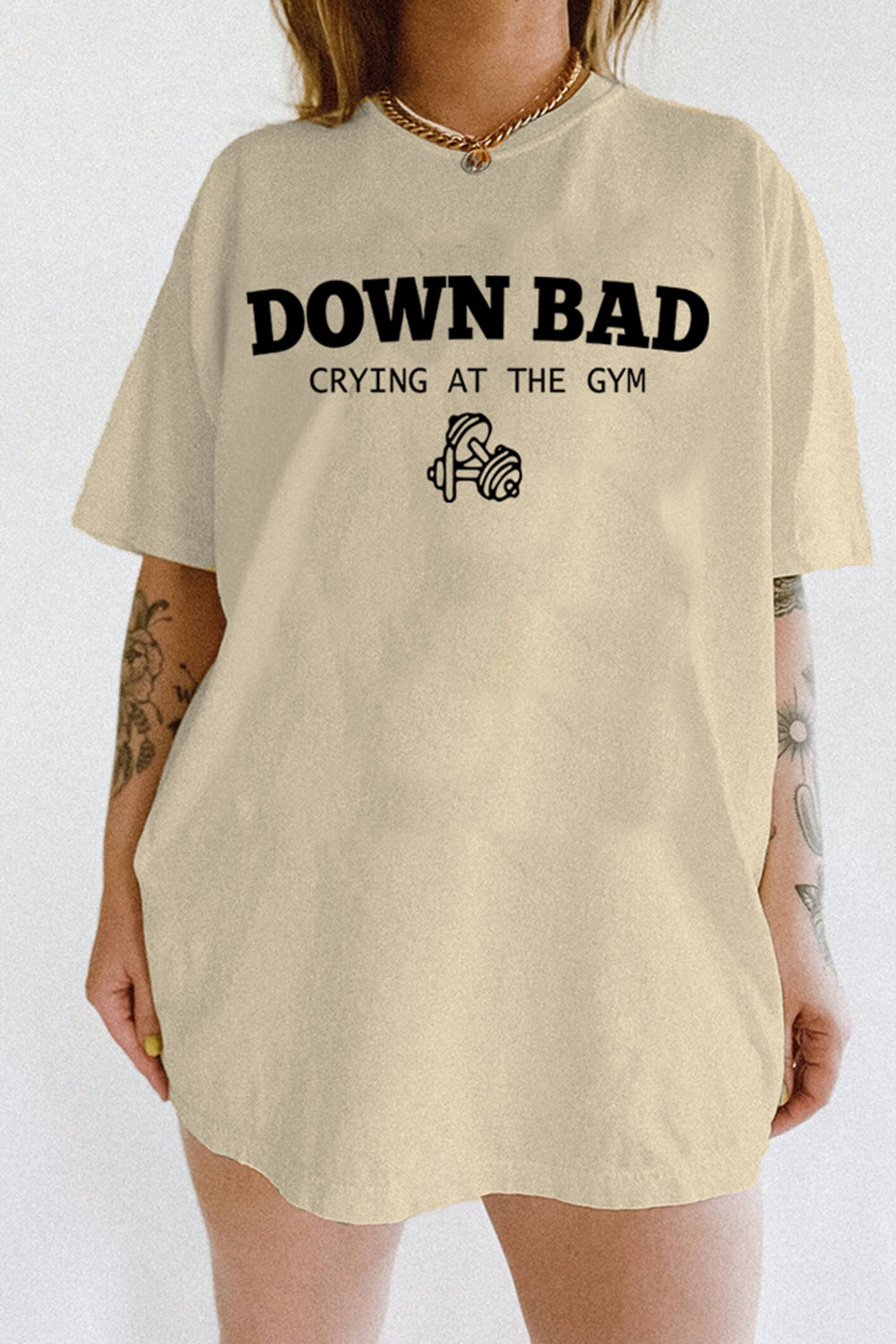 T-Shirt Swiftie Tortured Merch, Shirt Swiftie Tortured Poets Down Bad Crying At The Gym For Women