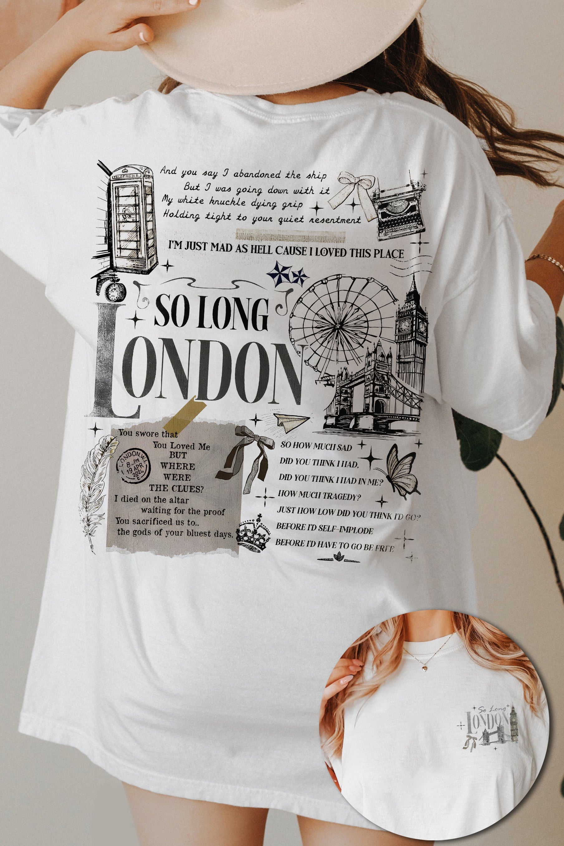 New T-Shirt So Long Merch, Shirt So Long London Swiftie For Women