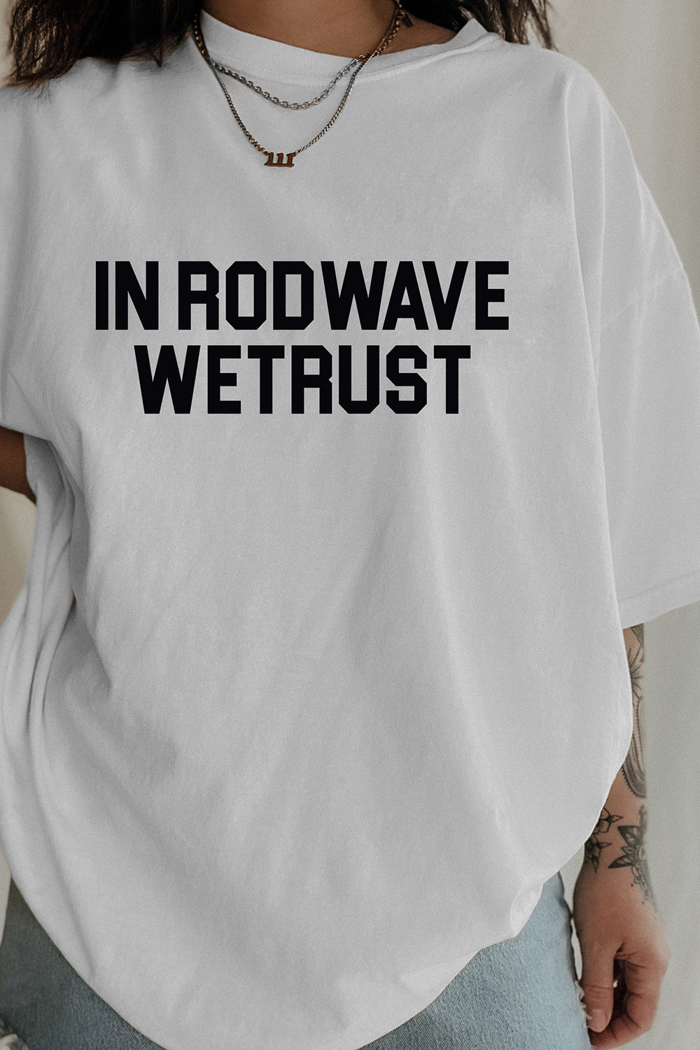 New T-Shirt Rod Wave Merch, Shirt Rod Wave We Trust For Women