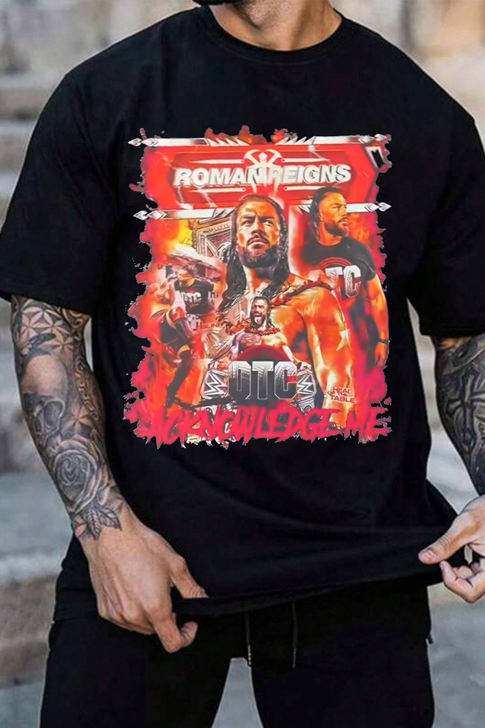 New T-Shirt Roman Reigns Merch, Shirt Roman Reigns Sport Graphic For Men