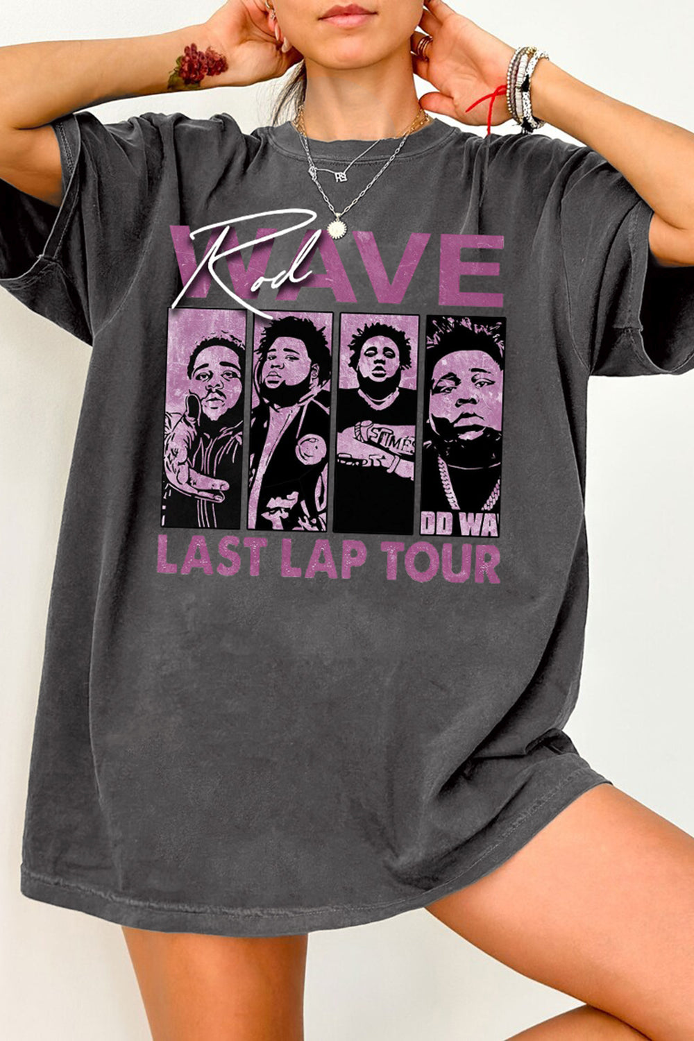 New T-Shirt Rod Wave Merch, Shirt Rod Wave Last Lap Tour For Women