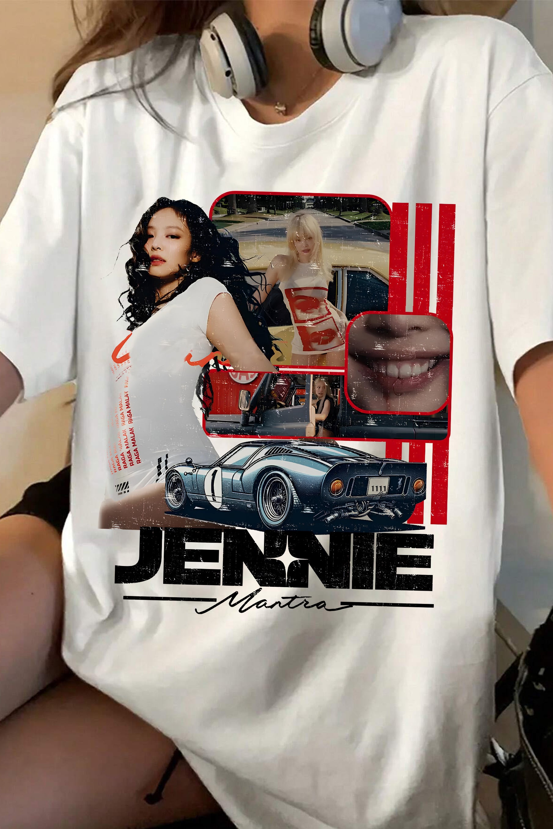 T-Shirt Retro Jennie Merch, Shirt Retro Jennie Mantra For Women