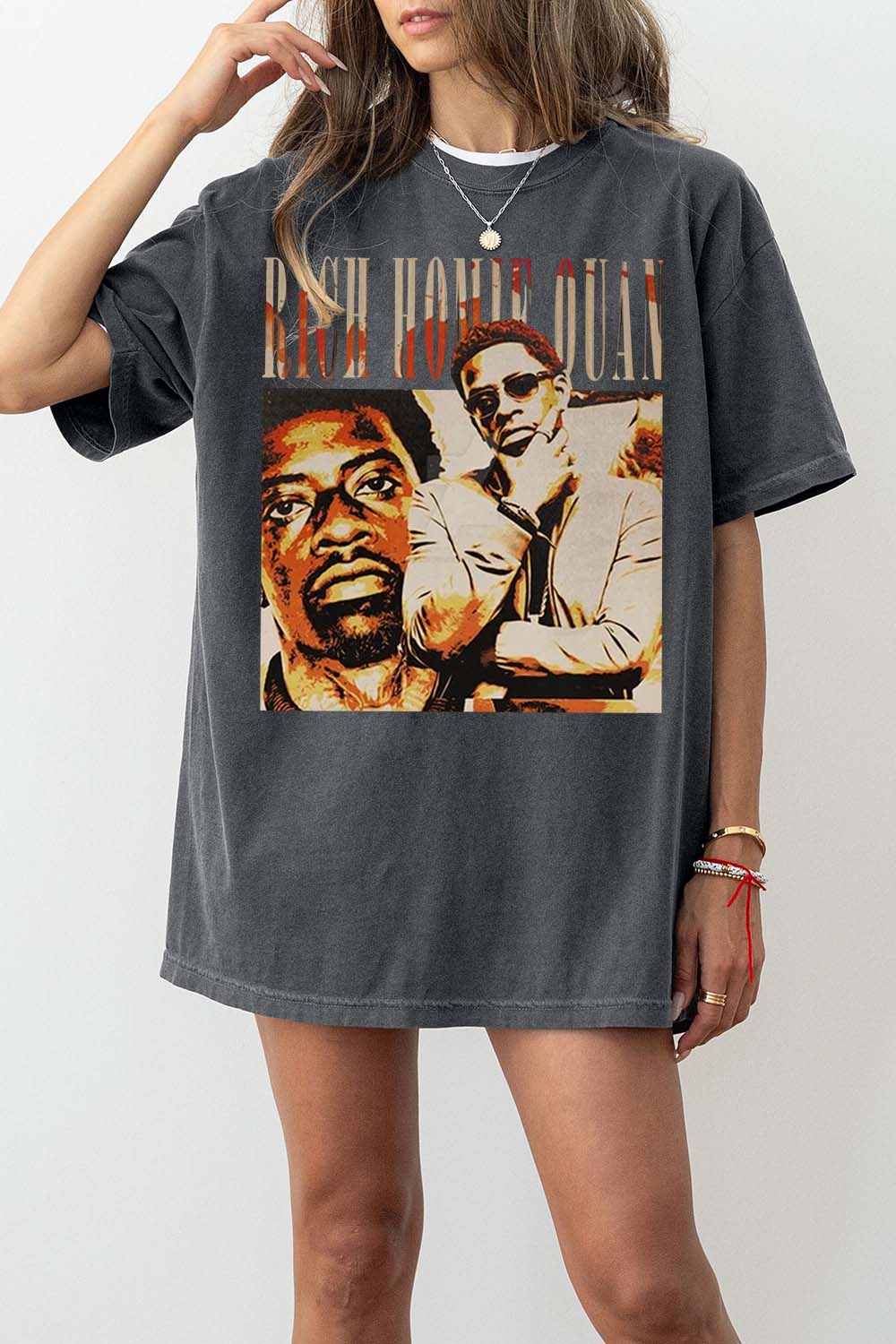 New T-Shirt Rich Homie Merch, Shirt Rich Homie Quan Rest In Peace To Women