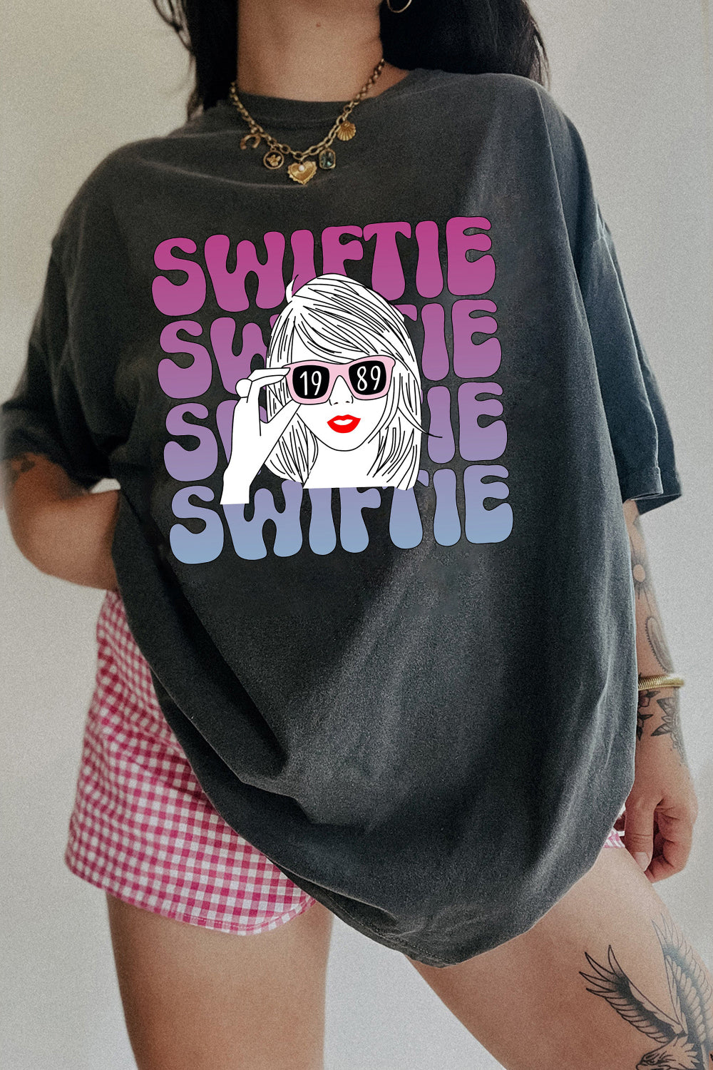 New T-Shirt Retro Swifti Merch, Shirt Retro Swifti 1989 For Women