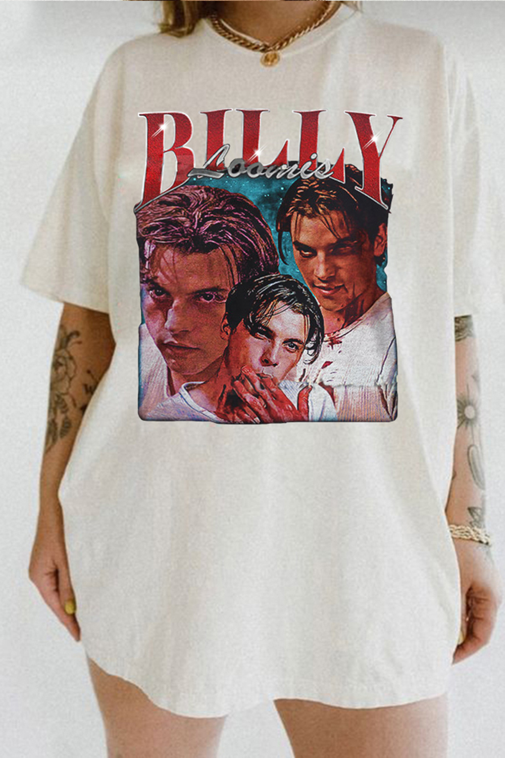 T-Shirt Retro Scream Merch, Shirt Retro Scream Billy Loomis Let'S Watch Scary Movie Graphic For Women