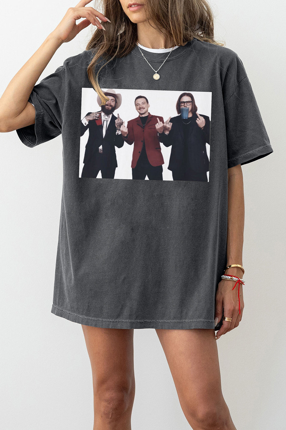 T-Shirt Post Malone Merch, Shirt Post Malone Morgan Wallen Hardy Wallen Graphic For Women