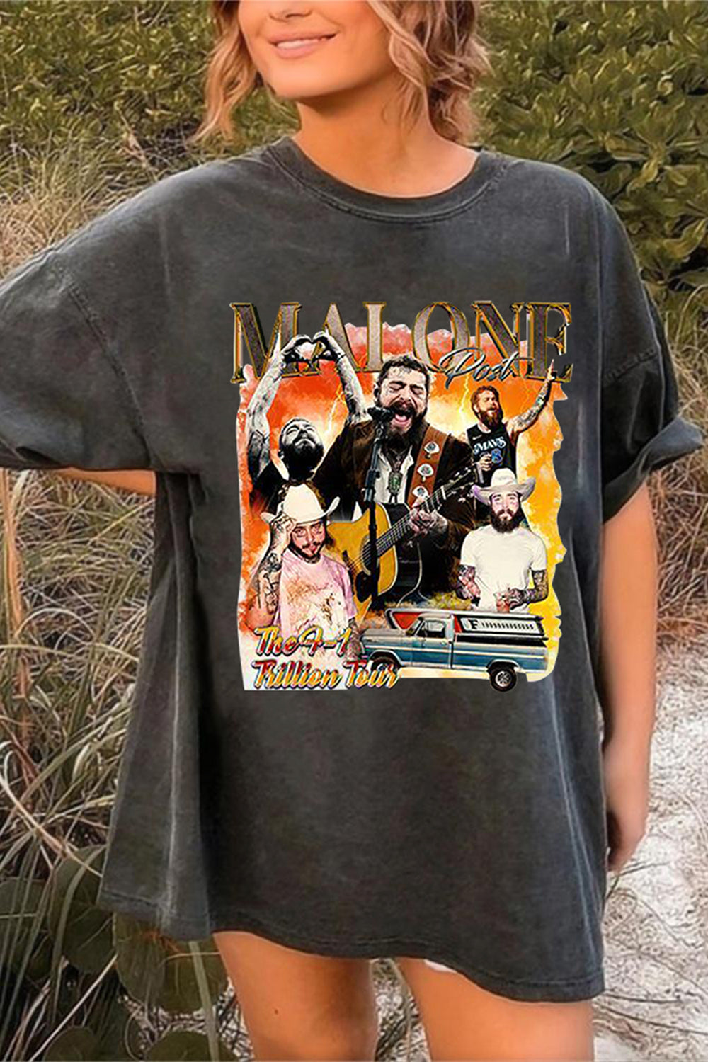 New T-Shirt Post Malone Merch, Shirt Post Malone Tour The F-1 Trillion 2024 Concert For Women