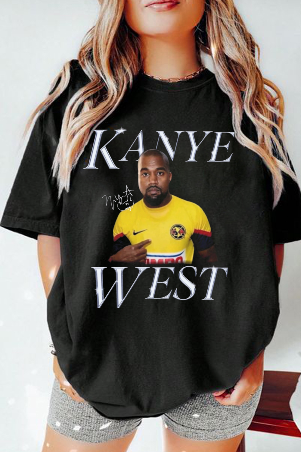 New T-Shirt Playera Kanye Merch, Shirt Playera Kanye West X Club