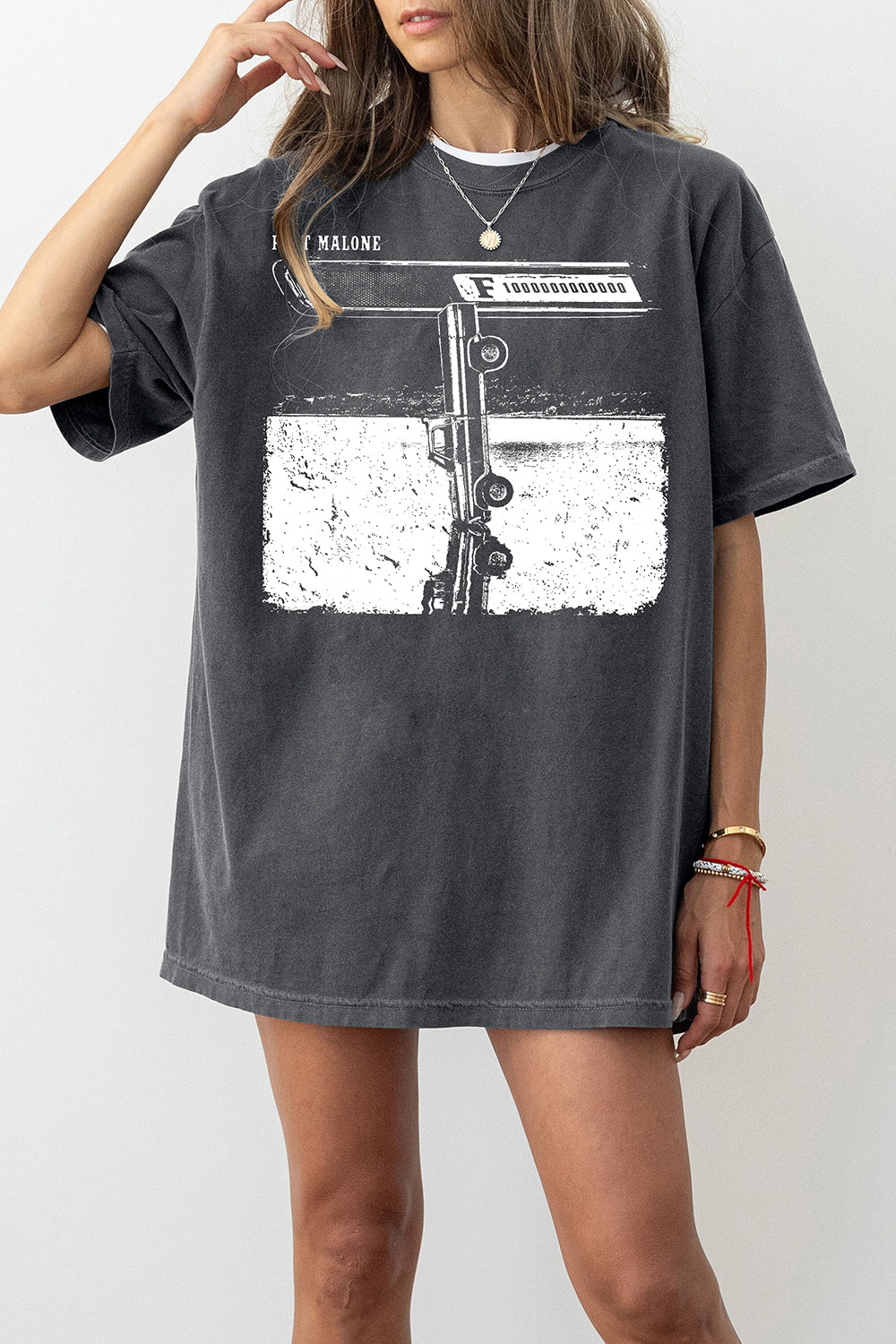 T-Shirt Post F1-Trillion Merch, Shirt Post F1-Trillion Album Post Malone For Women