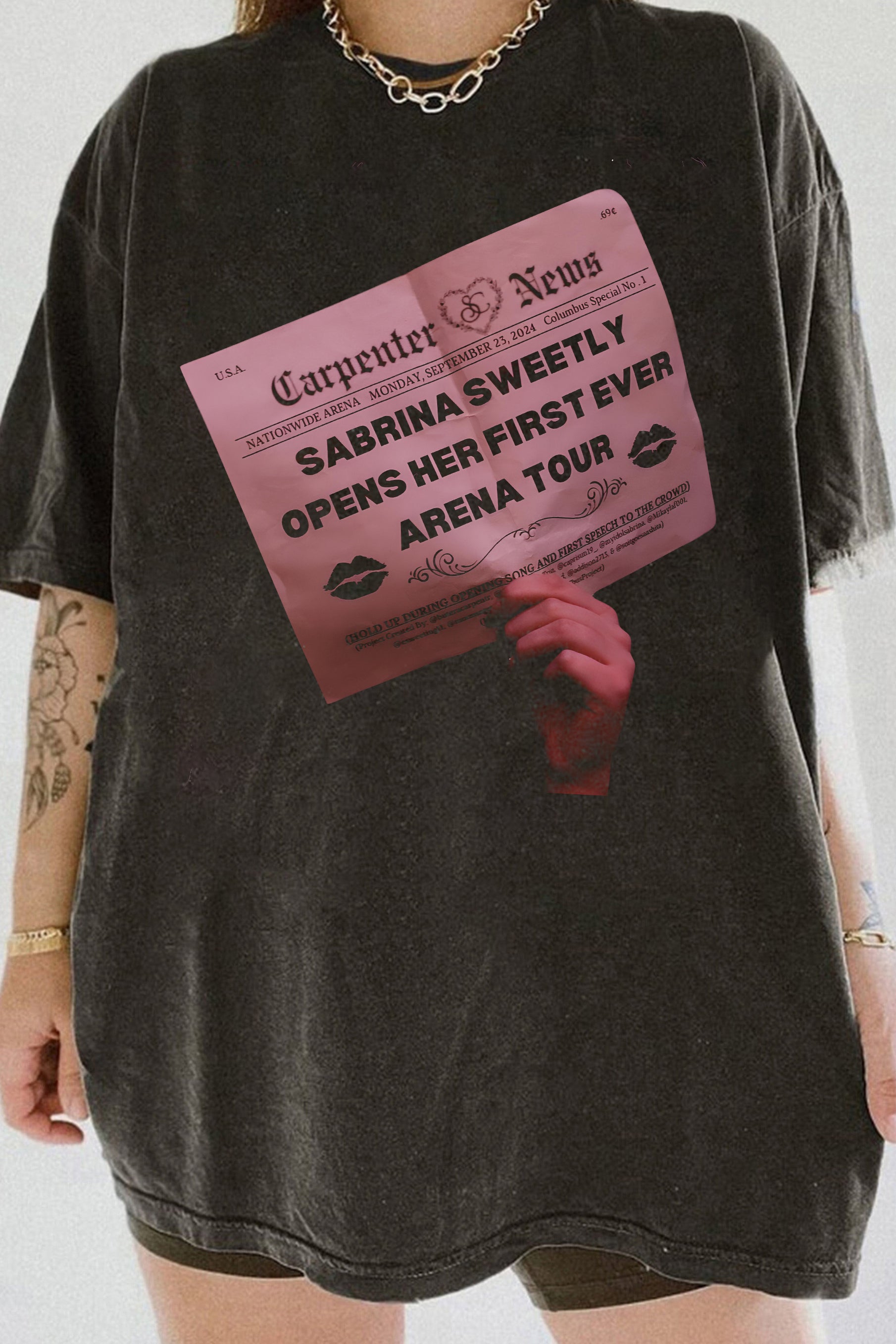 New T-Shirt Opening Night Merch, Shirt Opening Night Sure Was Sweet Sabrina For Women