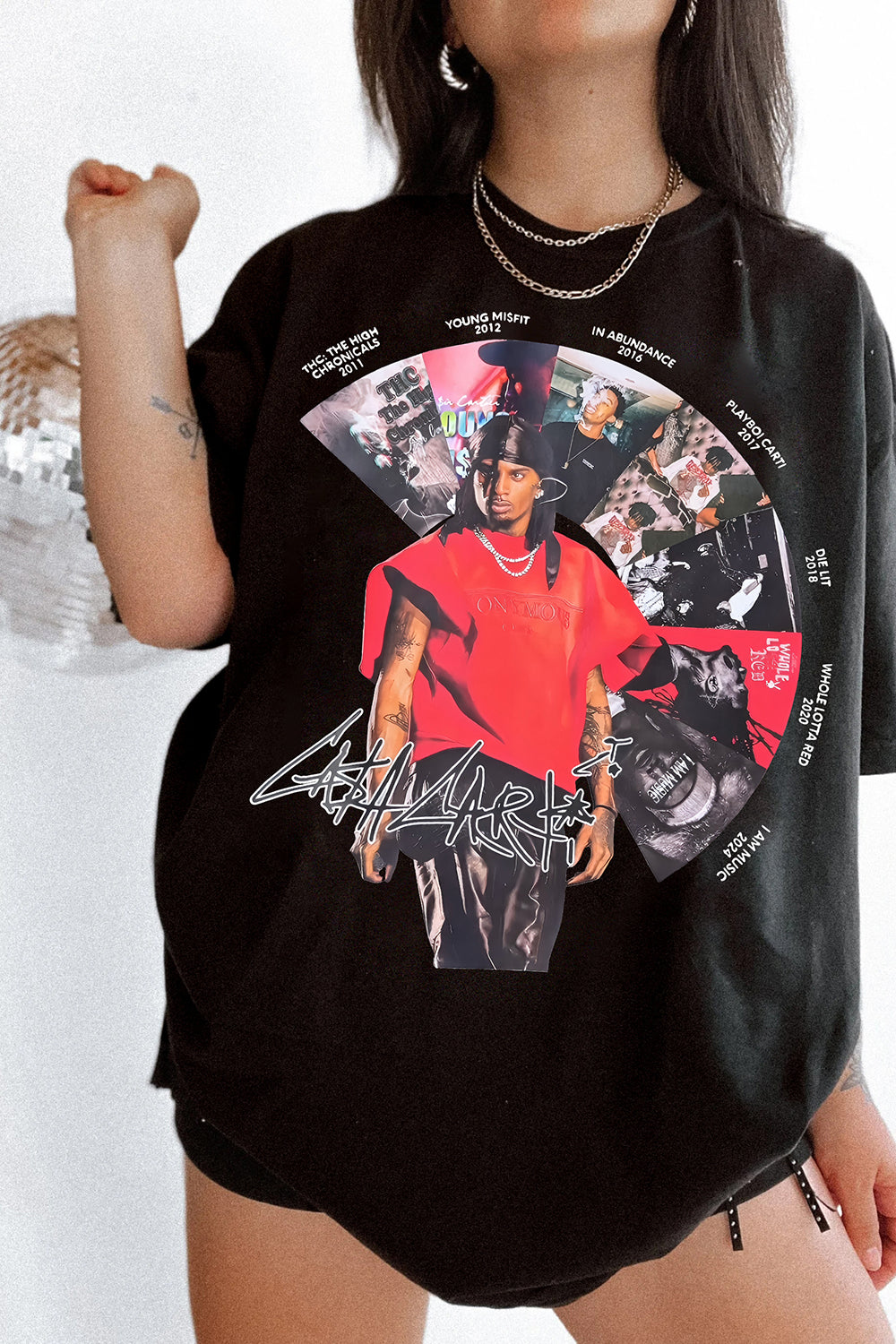 T-Shirt Playboi Carti Merch, Shirt Playboi Carti Albums Graphic For Women