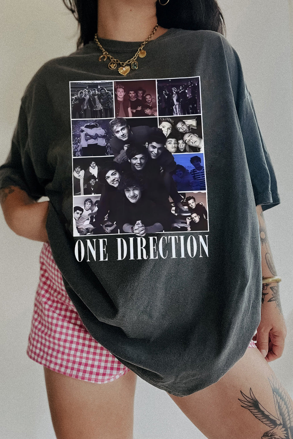 T-Shirt One Direction Merch, Shirt One Direction Vintage Graphic For Women