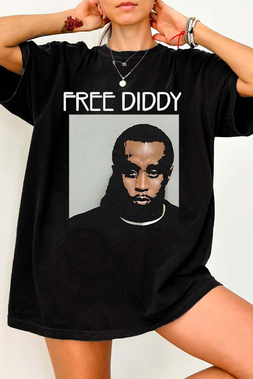 New T-Shirt Official Sean Merch, Shirt Official Sean Combs Free Diddy For Women