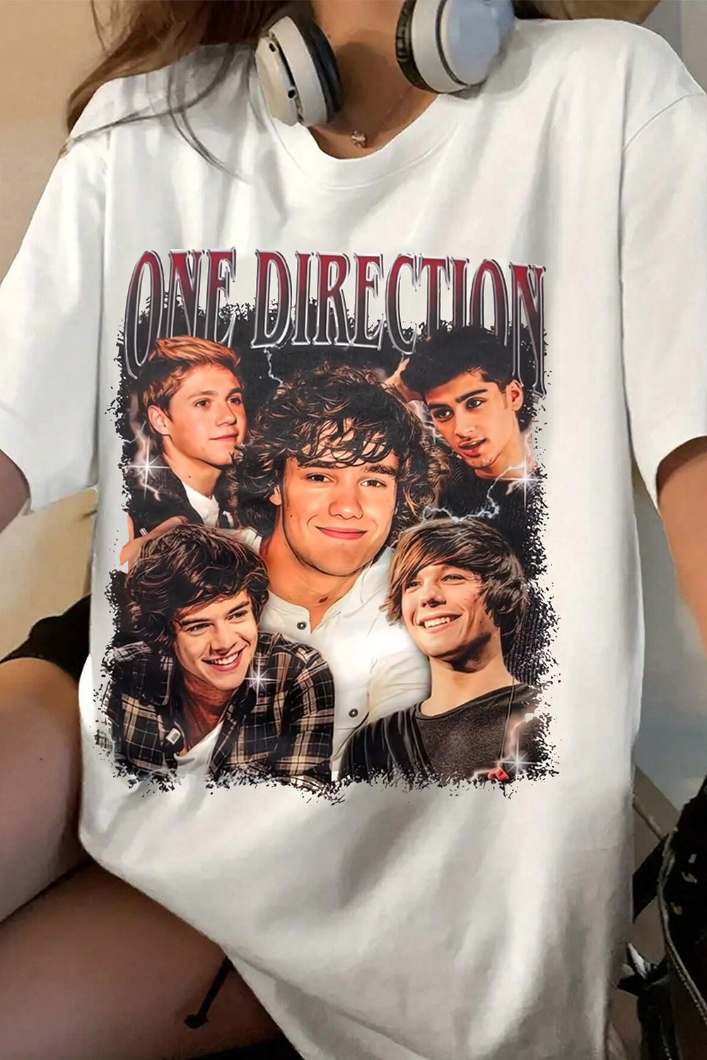 New T-Shirt One Direction Merch, Shirt One Direction Graphic For Women
