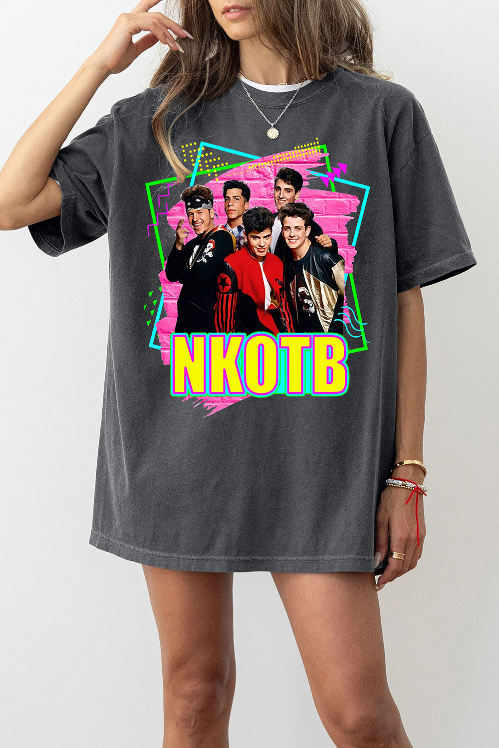 T-Shirt Nkotb Music Merch, Shirt Nkotb Music Classic For Women