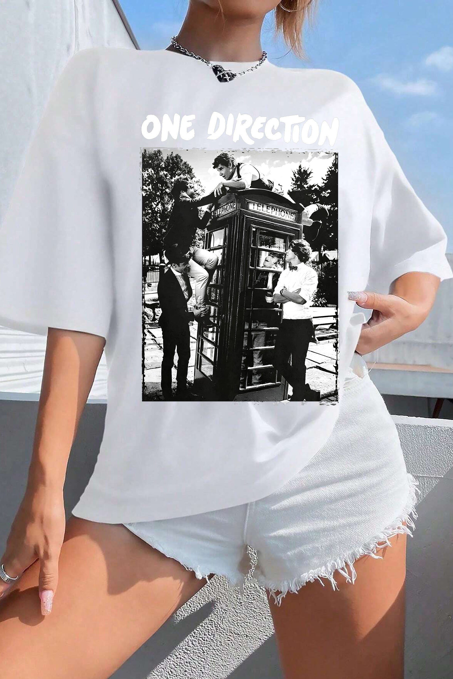 T-Shirt One Direction Merch, Shirt One Direction Music Album For Women
