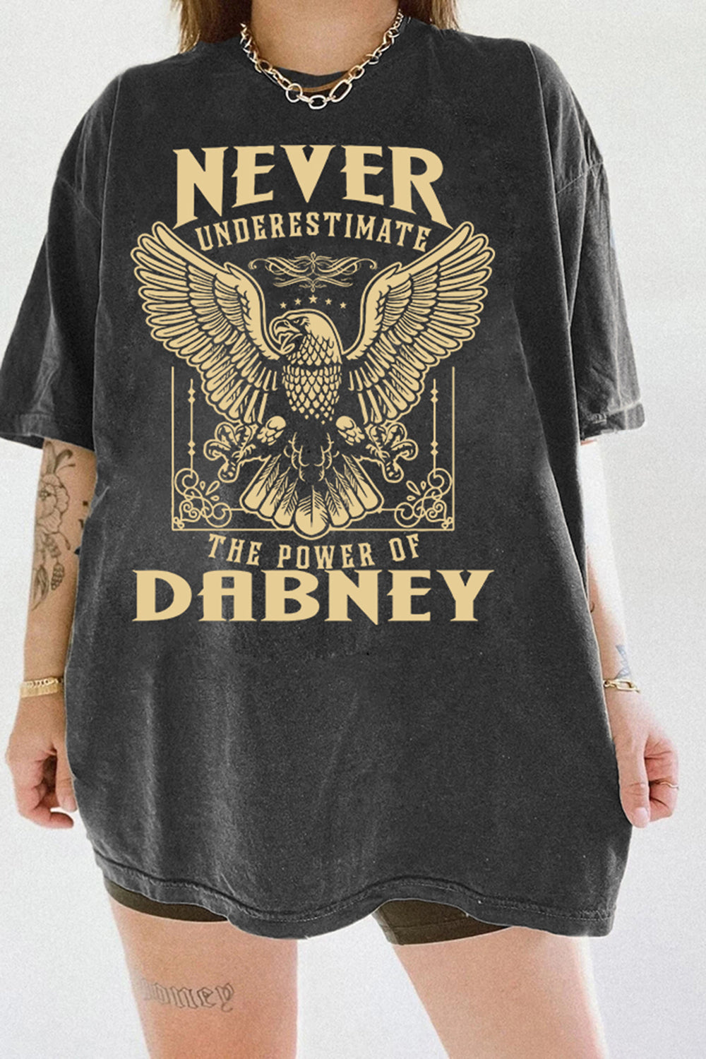 T-Shirt Never Underestimate Merch, Shirt Never Underestimate The Power Of Dabney For Women