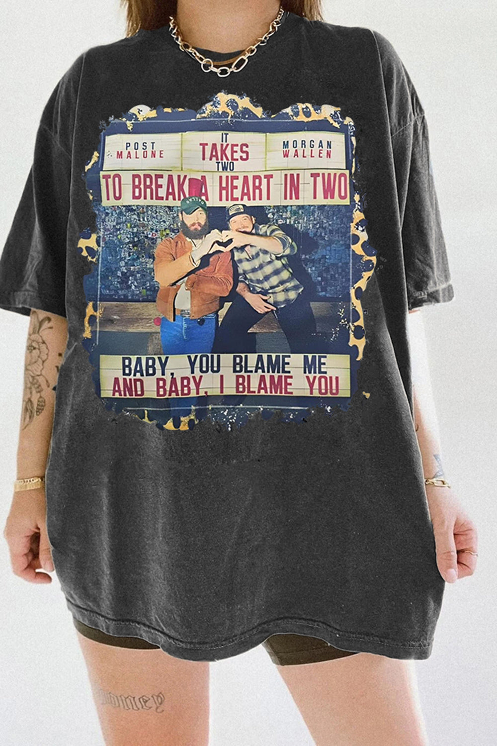New T-Shirt Morgan Wallen Merch, Shirt Morgan Wallen And Post Malone Graphic I Had Some Help For Women