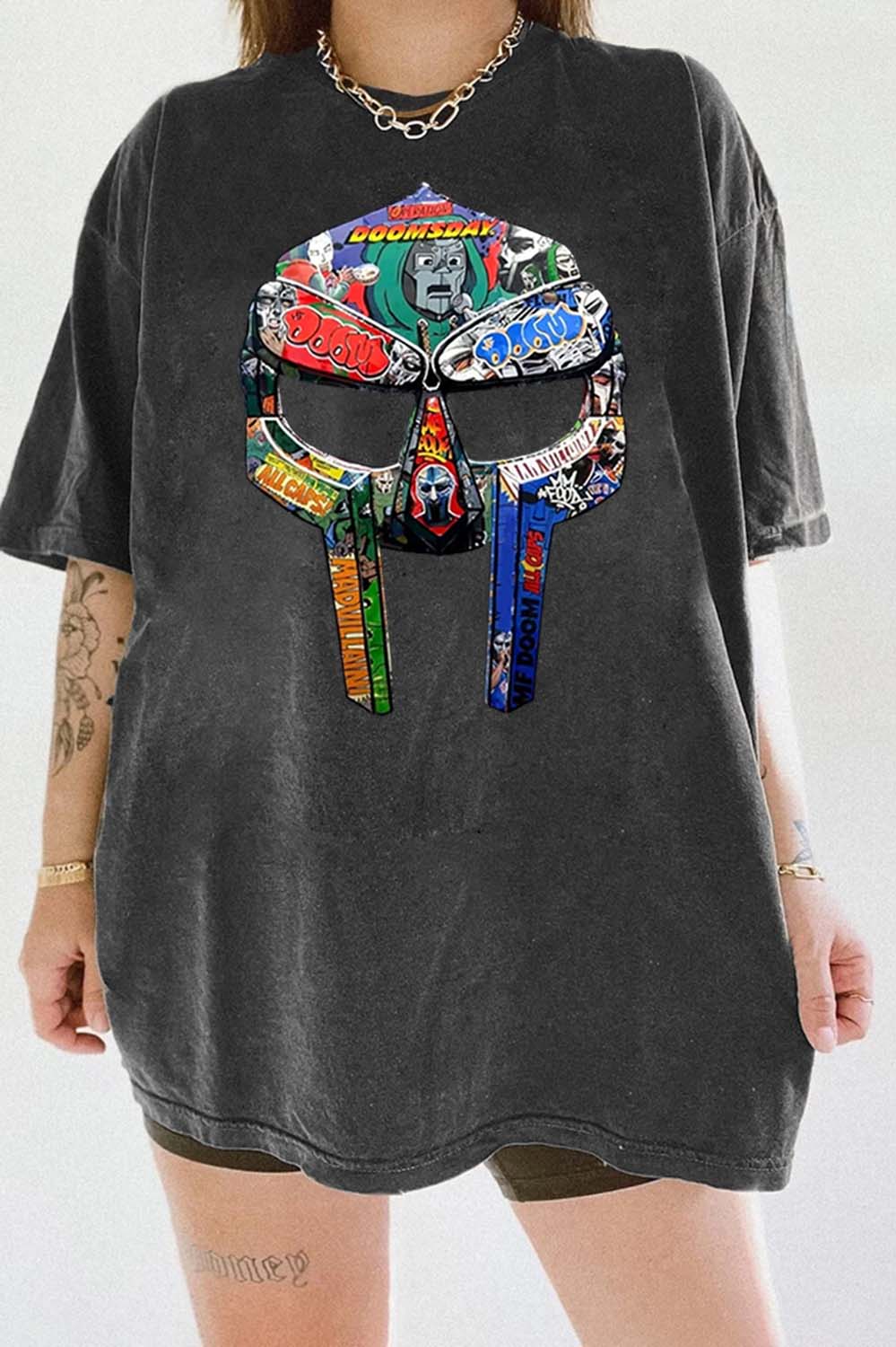 New T-Shirt Mf Music Merch, Shirt Mf Music Doom Rapper For Women